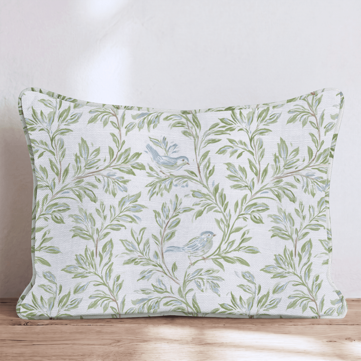 Bluebird Branch Throw Pillow throw pillow - Hillcroft Home