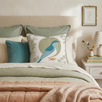 Bluebird Morning Throw Pillow - Hillcroft Home
