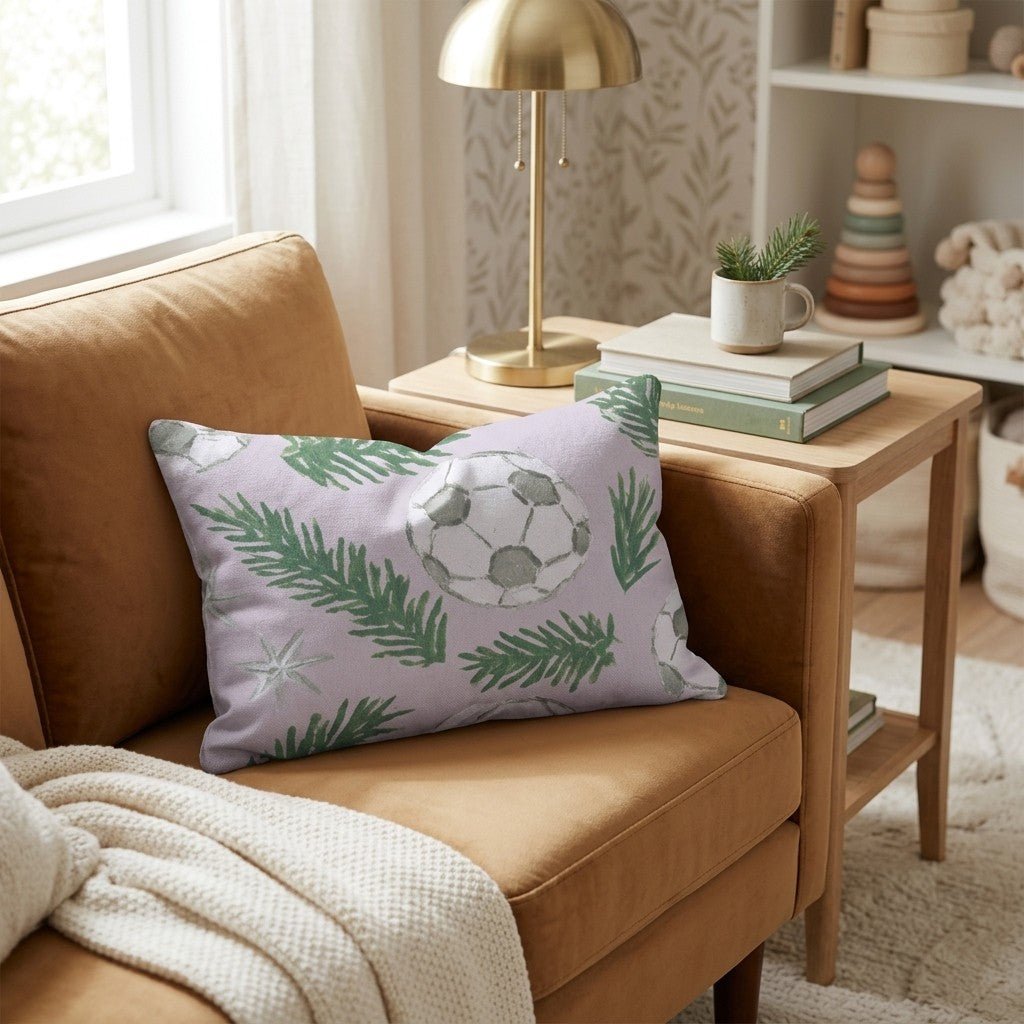 Blush and Boughs Throw Pillow - Hillcroft Home