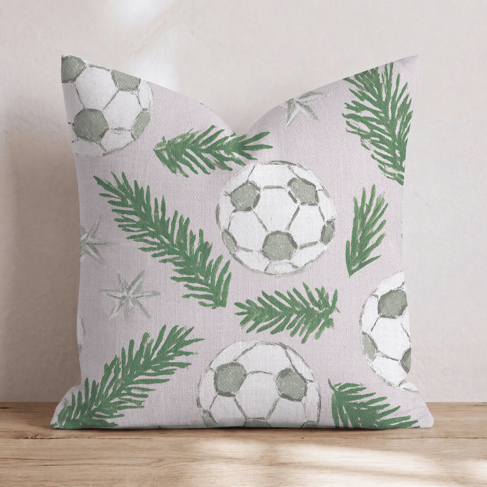 Blush and Boughs Throw Pillow - Hillcroft Home