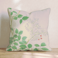 Blush Berry Branch Throw Pillow - Hillcroft Home