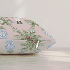 Blush & Blue Sentry Throw Pillow throw pillow - Hillcroft Home