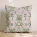 Blush & Blue Sentry Throw Pillow throw pillow - Hillcroft Home