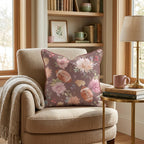 Blush Floral Football Toss Throw Pillow - Hillcroft Home