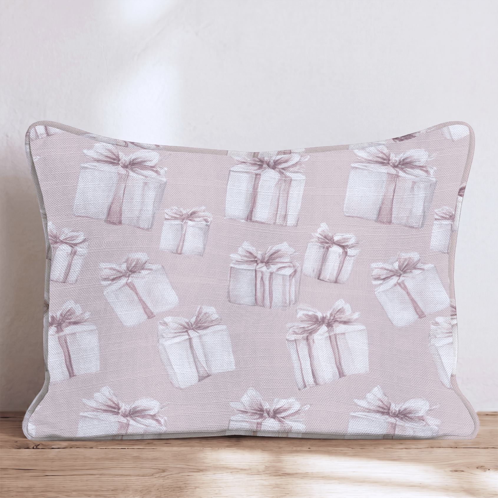 Blush Gift Galore Throw Pillow - Hillcroft Home