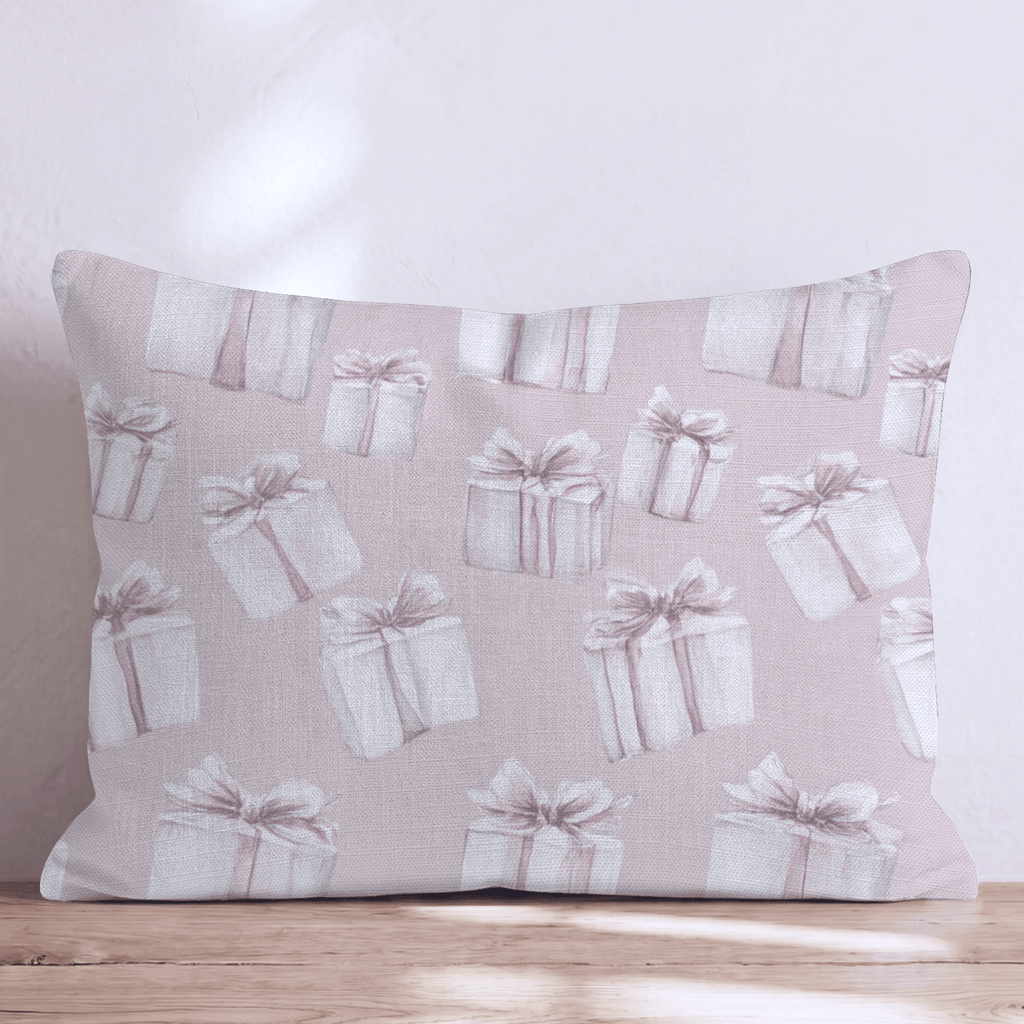 Blush Gift Galore Throw Pillow - Hillcroft Home