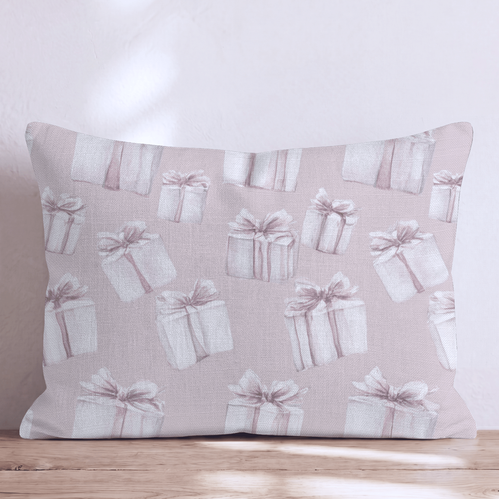 Blush Gift Galore Throw Pillow - Hillcroft Home