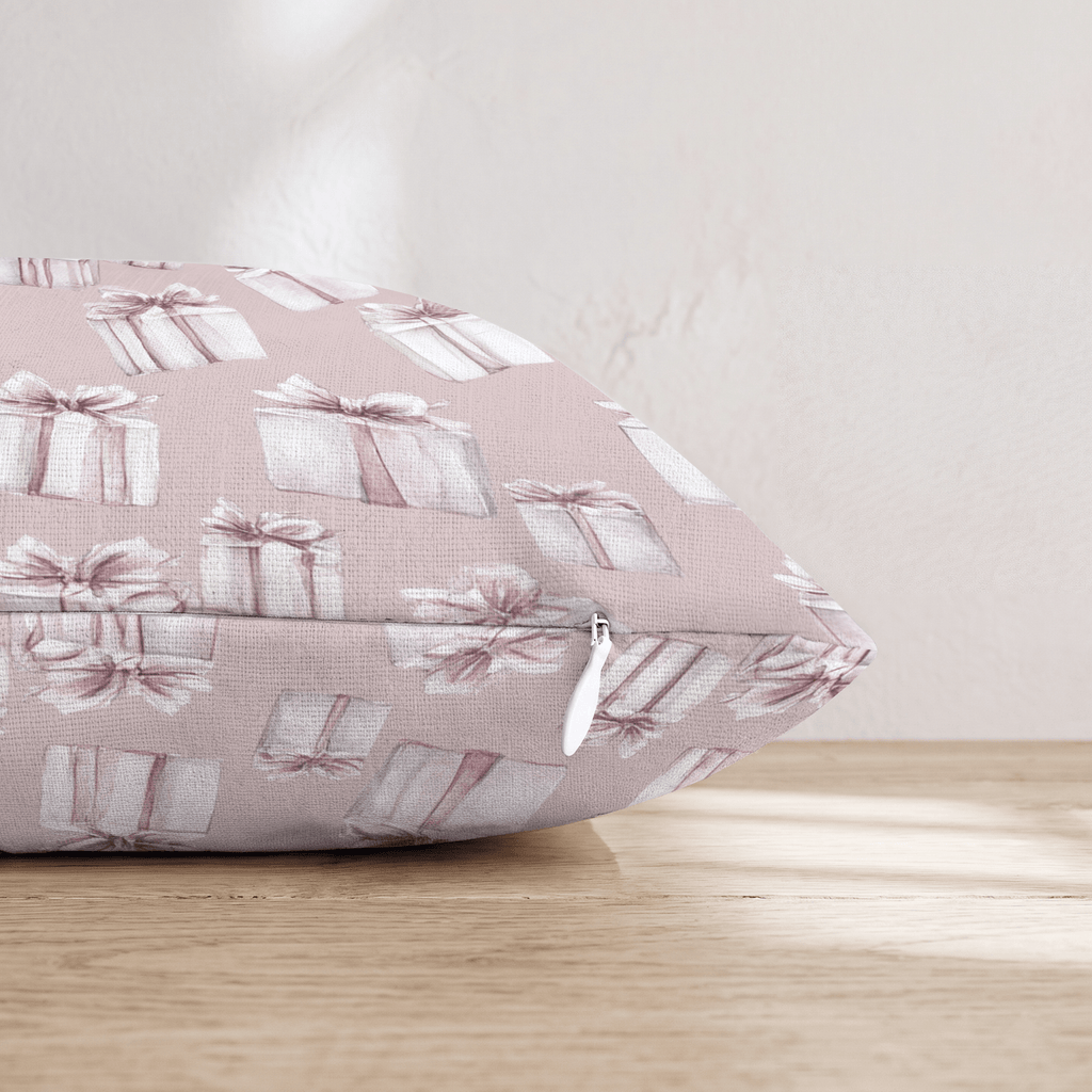 Blush Gift Galore Throw Pillow - Hillcroft Home