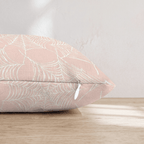 Blush Lace Web Throw Pillow - Hillcroft Home
