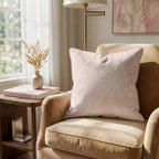 Blush Lace Web Throw Pillow - Hillcroft Home