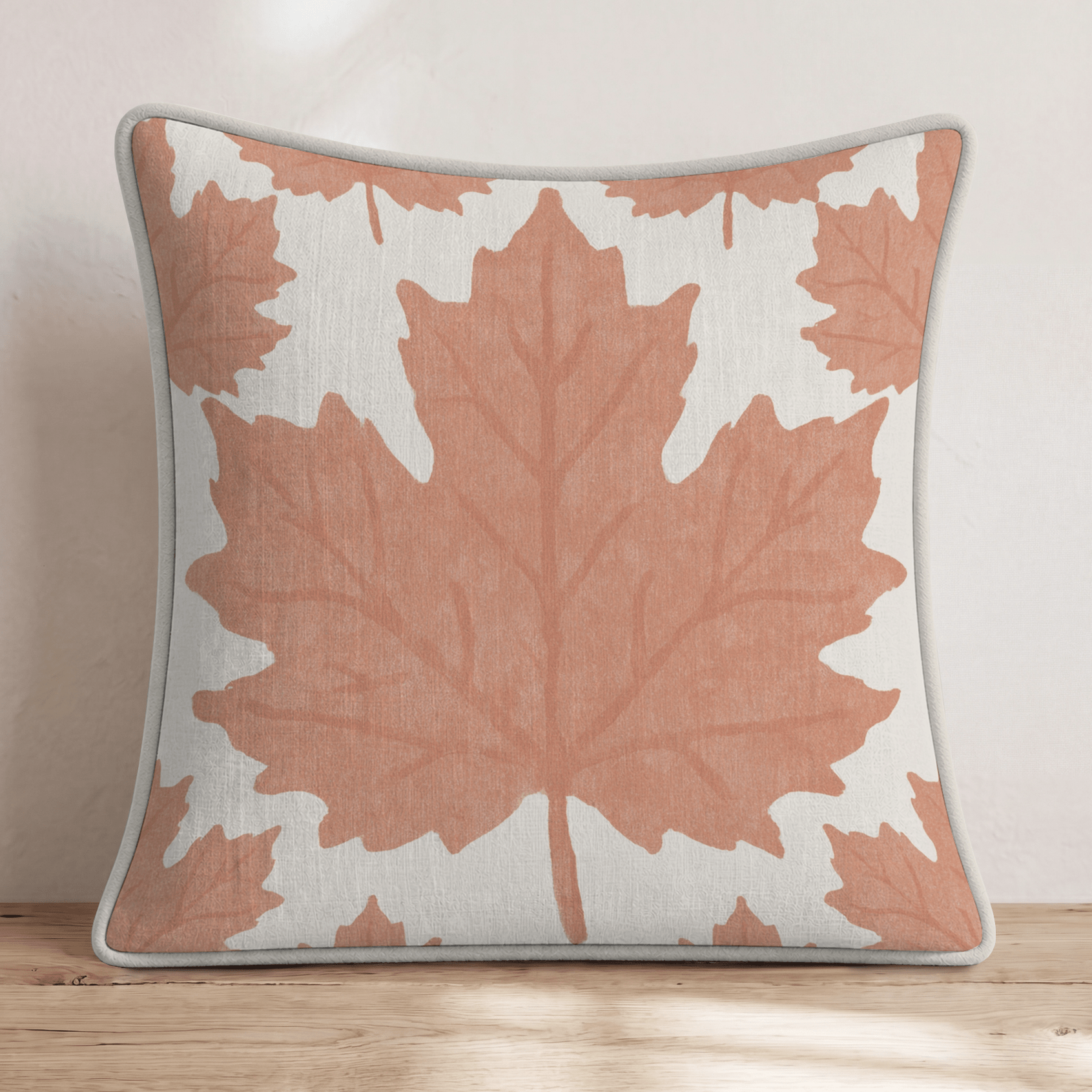Blush Maple Throw Pillow - Hillcroft Home