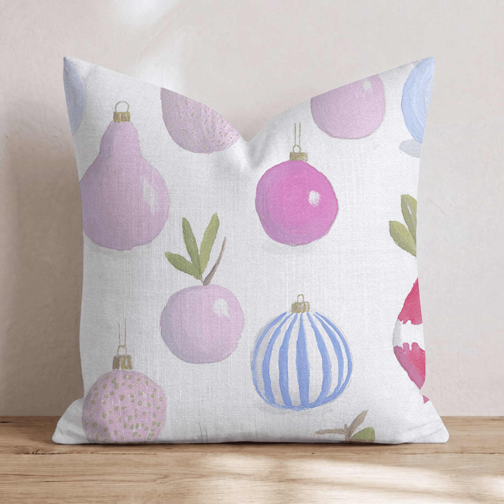 Blush Ornament Collection Throw Pillow - Hillcroft Home