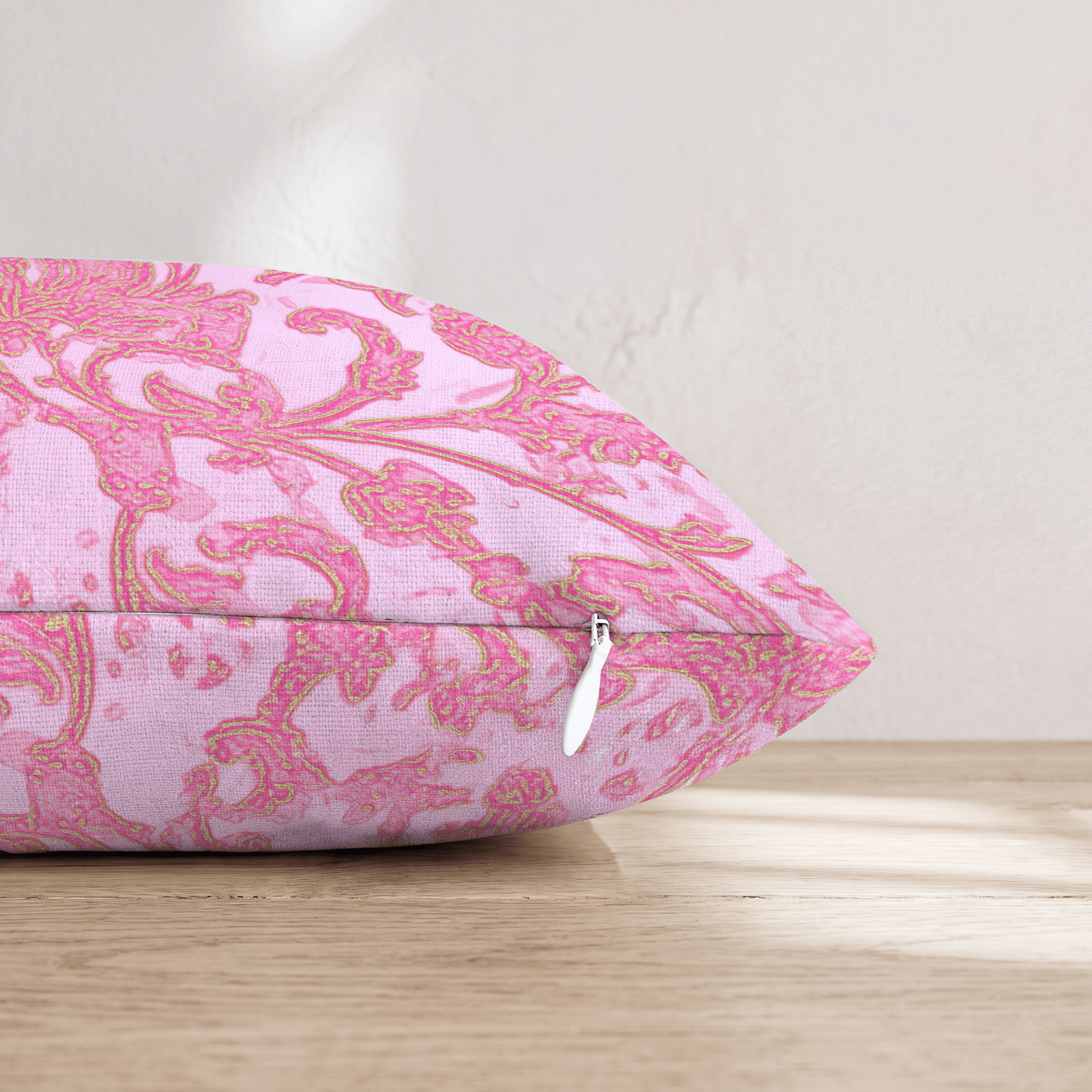 Blush Veil Throw Pillow - Hillcroft Home