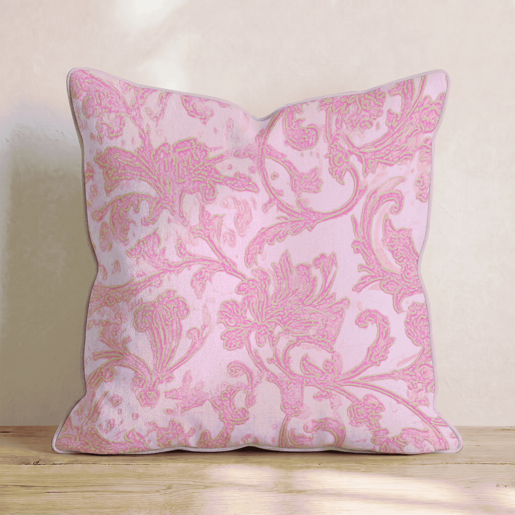 Blush Veil Throw Pillow - Hillcroft Home