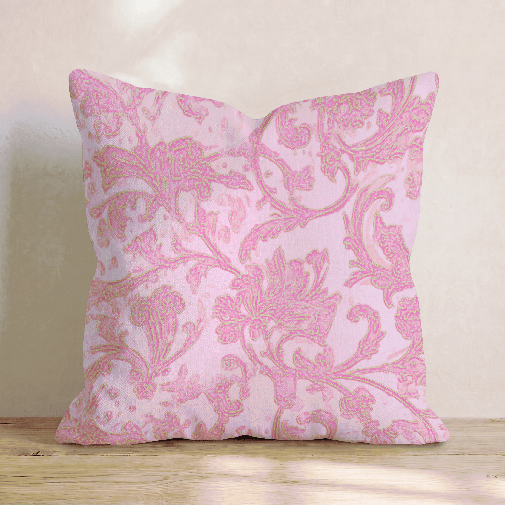 Blush Veil Throw Pillow - Hillcroft Home