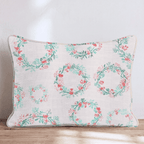 Blush Wreath Scatter Throw Pillow - Hillcroft Home