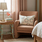 Blush Wreath Scatter Throw Pillow - Hillcroft Home