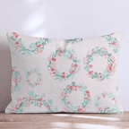 Blush Wreath Scatter Throw Pillow - Hillcroft Home