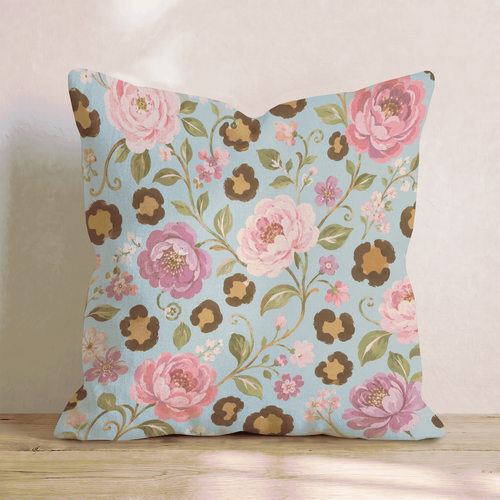 Blythe Leopard Print Throw Pillow - Hillcroft Home
