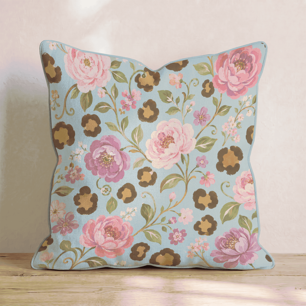 Blythe Leopard Print Throw Pillow - Hillcroft Home