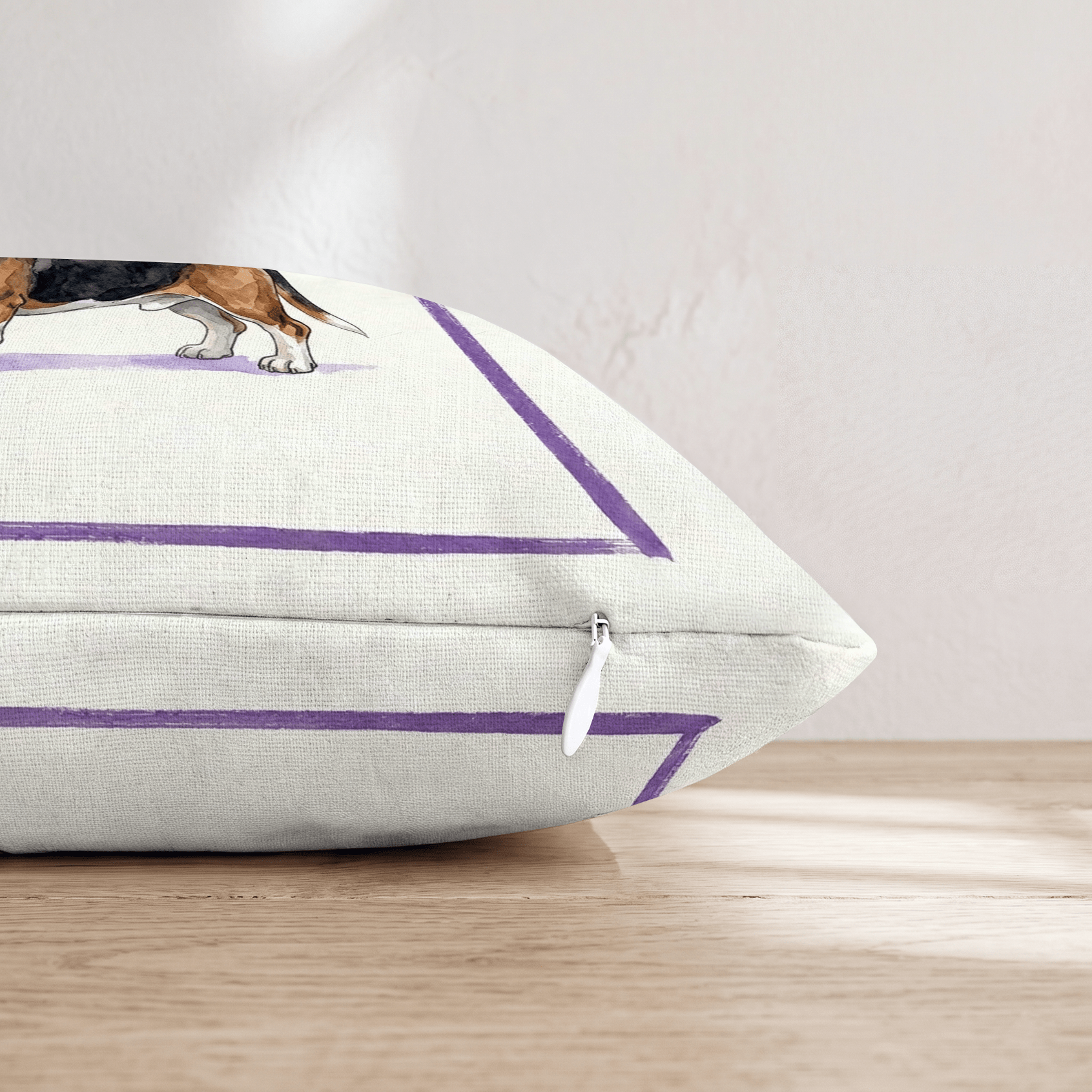Boba Basset Hound Throw Pillow - Hillcroft Home