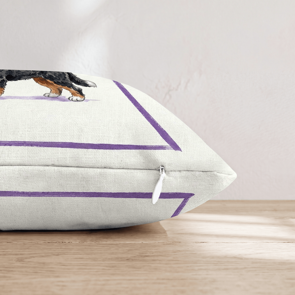 Boba Bernedoodle Throw Pillow - Hillcroft Home