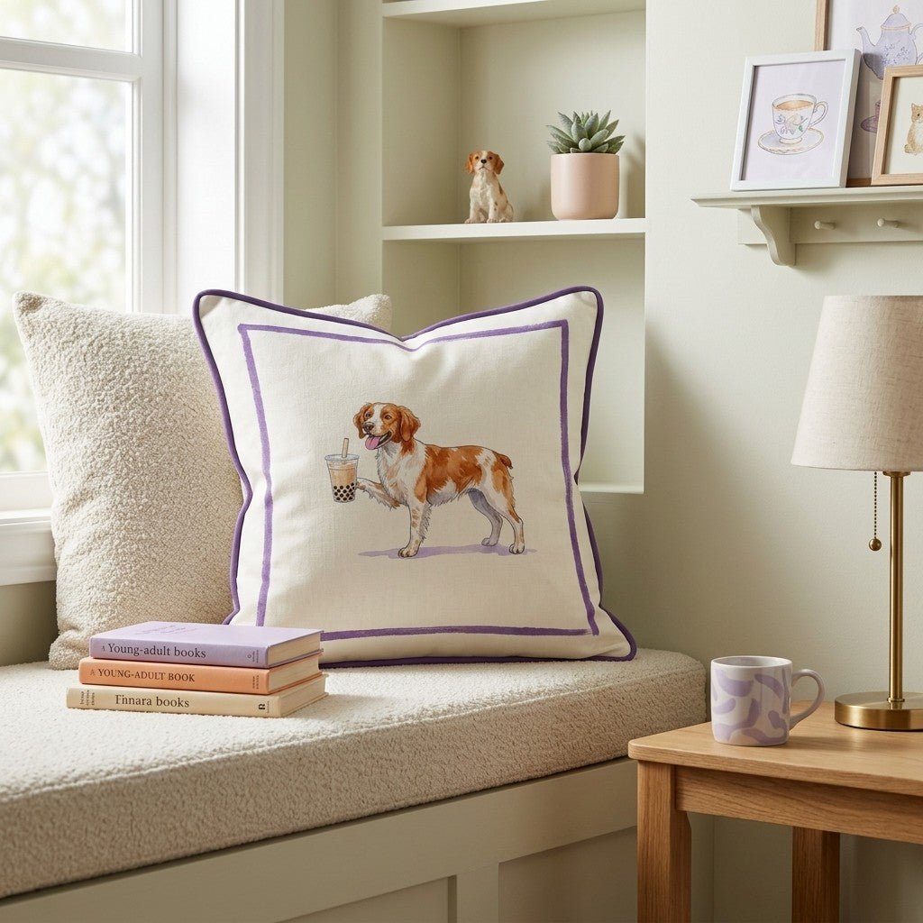 Boba Brittany Throw Pillow - Hillcroft Home
