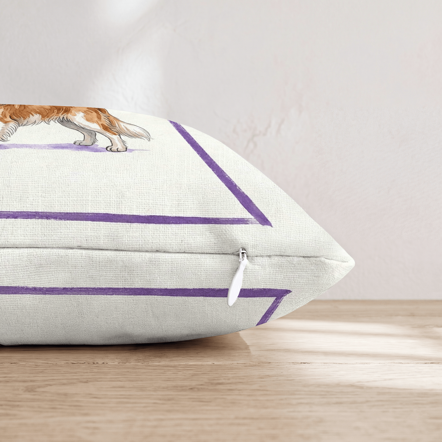Boba Cavalier King Charles Spaniel Throw Pillow - Hillcroft Home