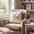 Boba Corgi Throw Pillow - Hillcroft Home