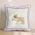Boba Frenchie Throw Pillow - Hillcroft Home