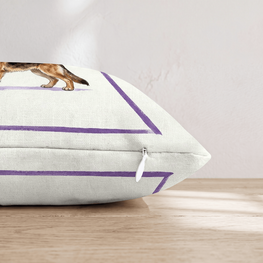 Boba German Shepherd Throw Pillow - Hillcroft Home
