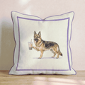 Boba German Shepherd Throw Pillow - Hillcroft Home