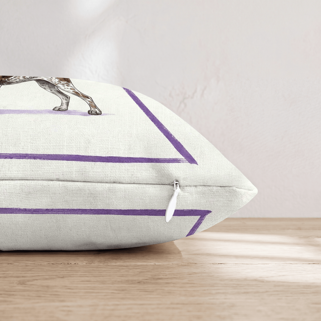 Boba German Shorthaired Pointer Throw Pillow - Hillcroft Home