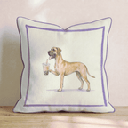 Boba Great Dane Throw Pillow - Hillcroft Home