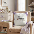 Boba Husky Throw Pillow - Hillcroft Home