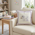 Boba Maltese Throw Pillow - Hillcroft Home