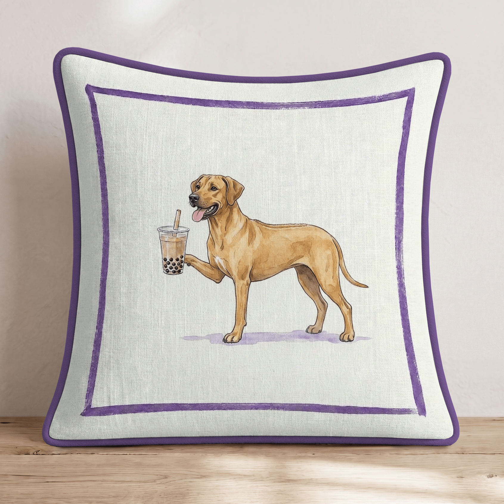 Boba Rhodesian Ridgeback Throw Pillow - Hillcroft Home