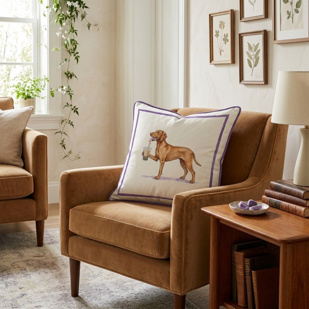 Boba Vizsla Throw Pillow - Hillcroft Home