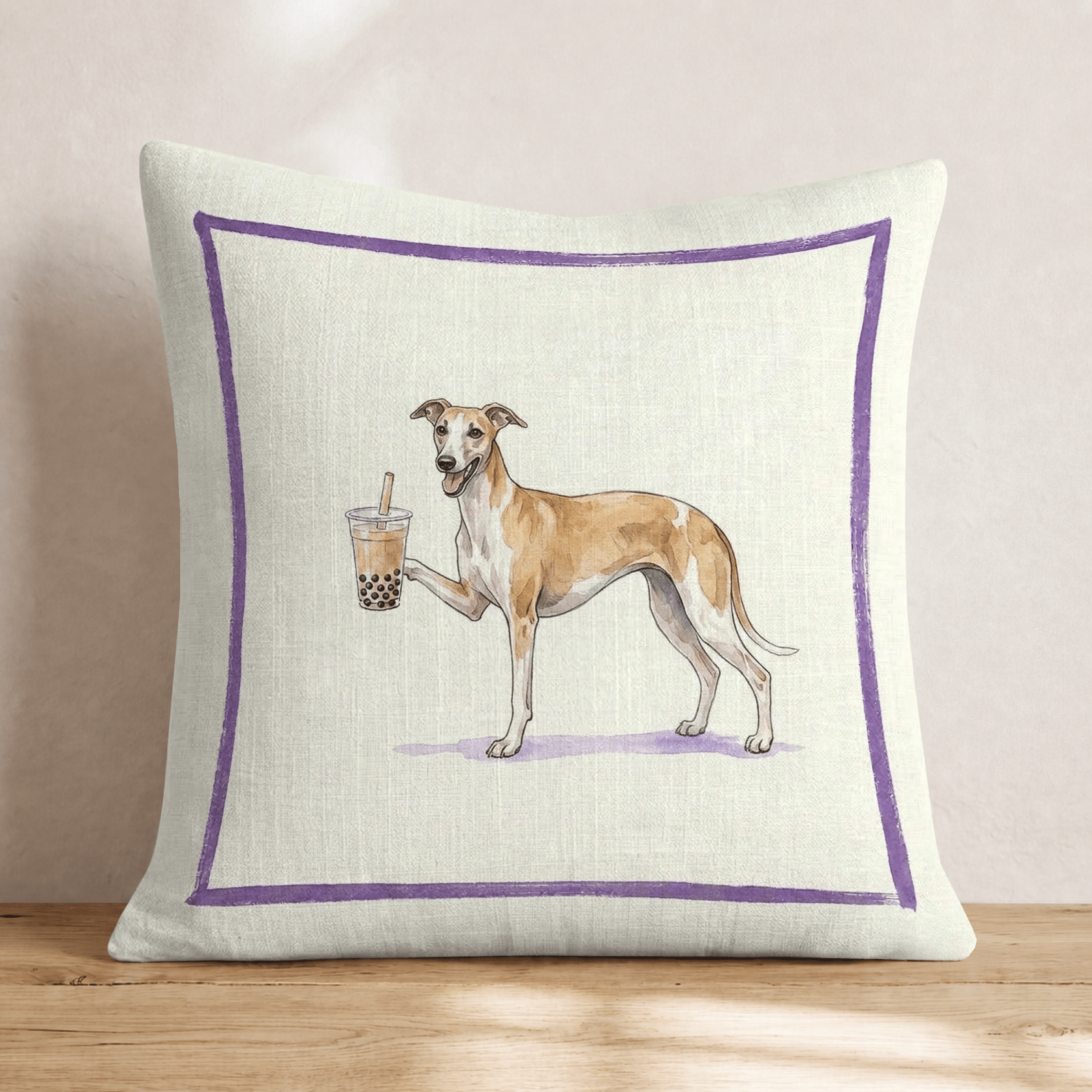 Boba Whippet Throw Pillow - Hillcroft Home