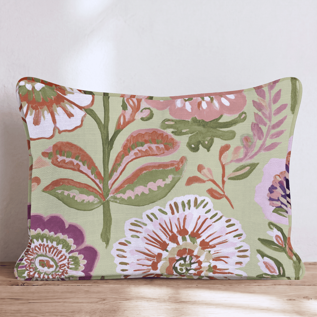 Boho Lush Throw Pillow - Hillcroft Home