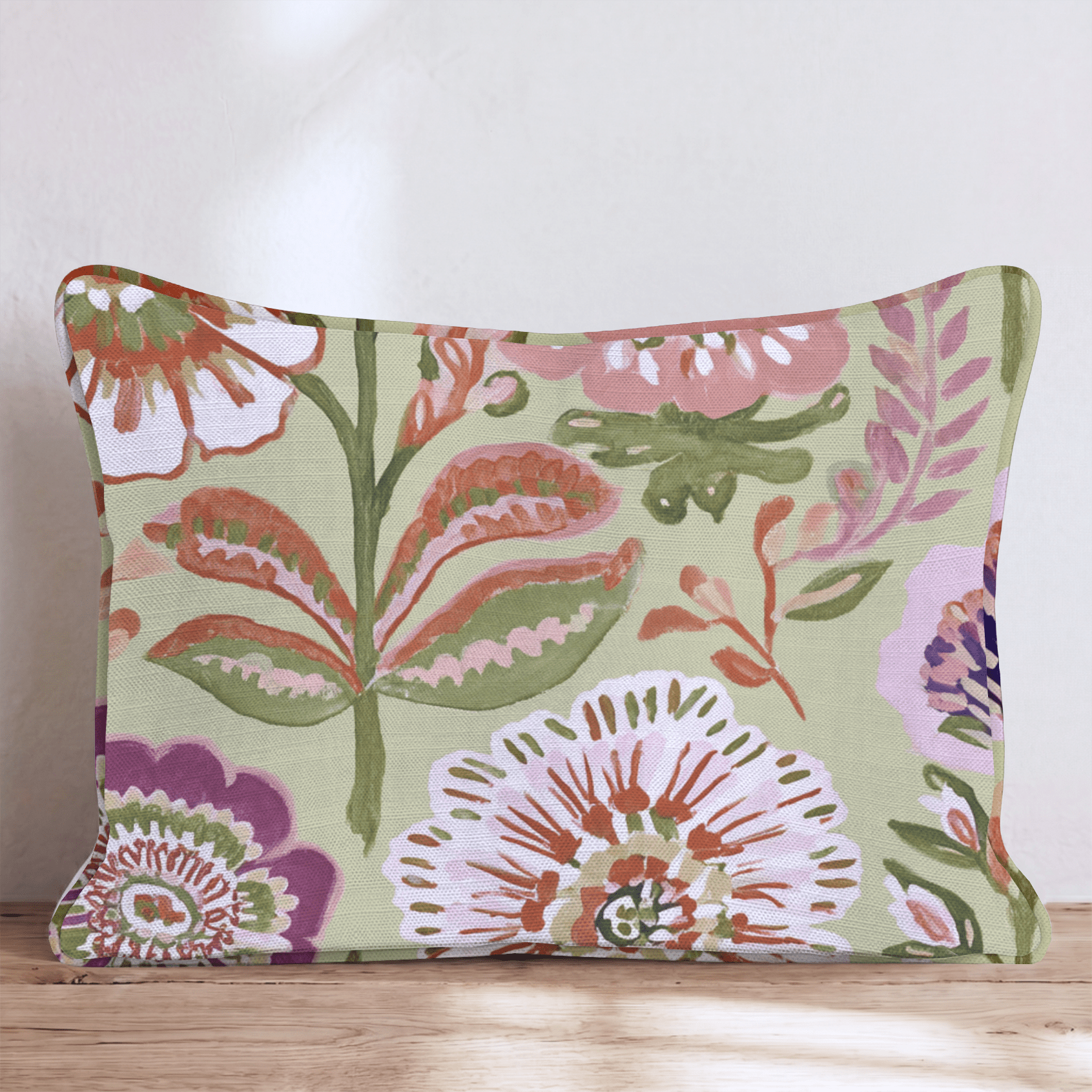 Boho Lush Throw Pillow - Hillcroft Home