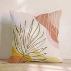 Boho Palm Desert Throw Pillow - Hillcroft Home