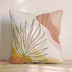 Boho Palm Desert Throw Pillow - Hillcroft Home