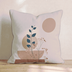Boho Sunset Still Life Throw Pillow - Hillcroft Home