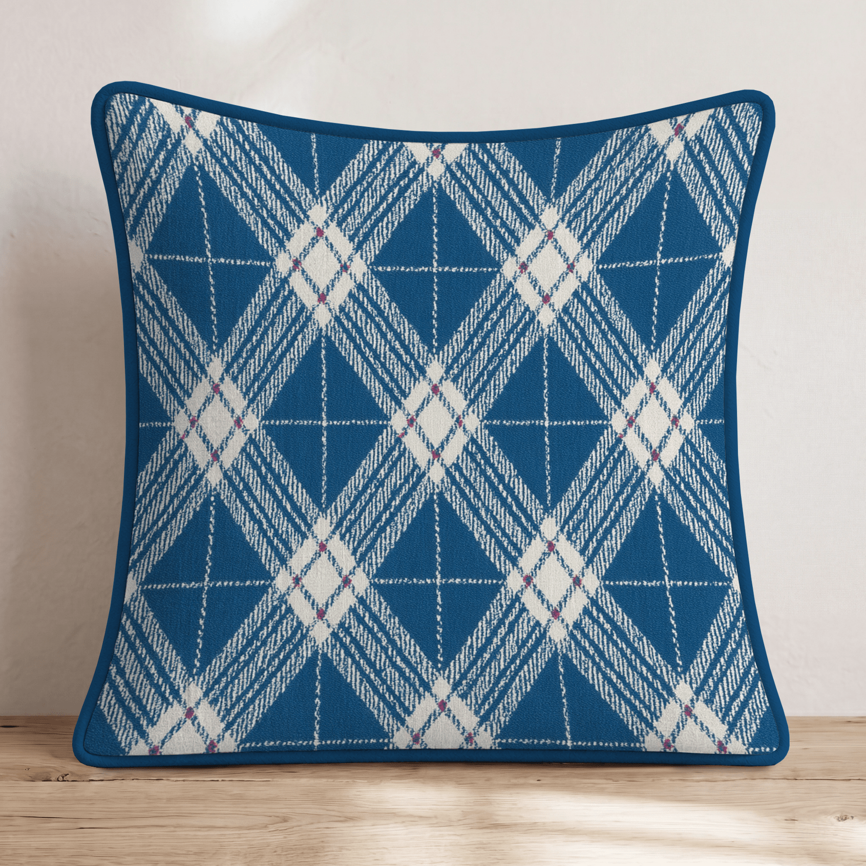 Bold and Beautiful Plaid Throw Pillow - Hillcroft Home