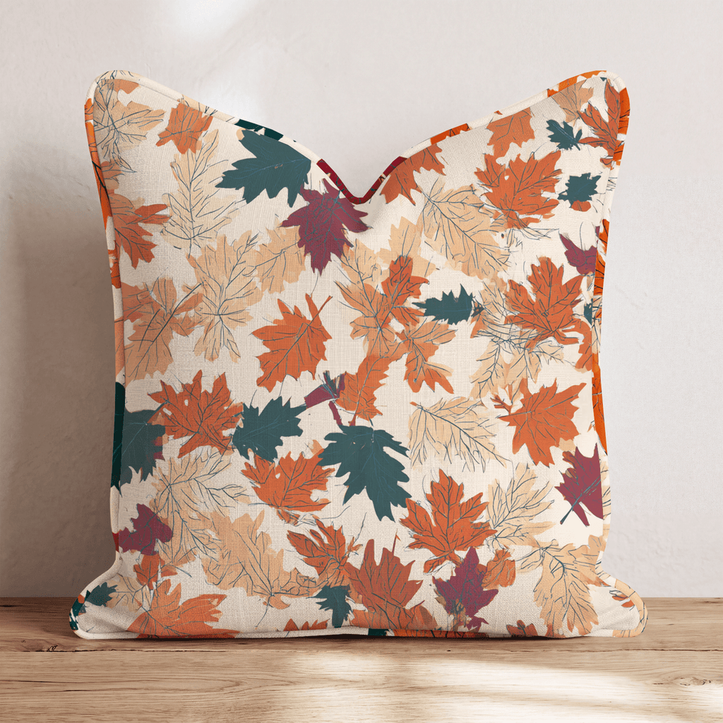 Bold Harvest Maple Throw Pillow - Hillcroft Home