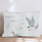 Bold Mallard Flight Throw Pillow - Hillcroft Home