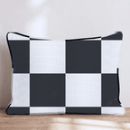 Bold White Check Throw Pillow - Hillcroft Home