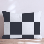 Bold White Check Throw Pillow - Hillcroft Home