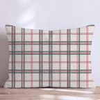 Bookbinder_s Check Throw Pillow throw pillow - Hillcroft Home